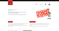 Desktop Screenshot of insane-code.com