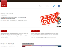Tablet Screenshot of insane-code.com